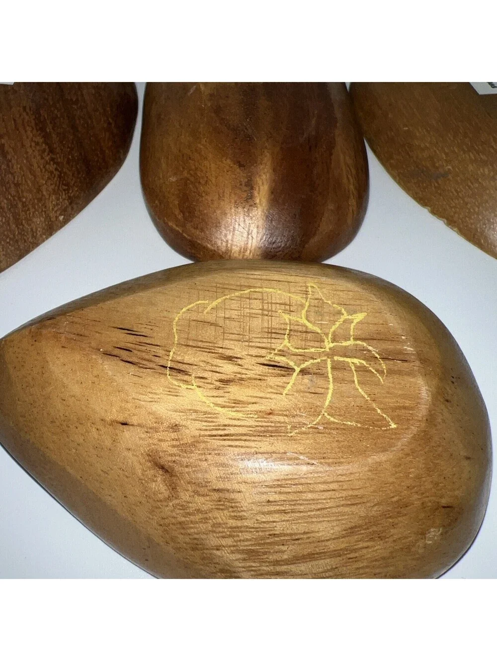 Set Of 4 Small Wood Bowls Made In Philippine’s
